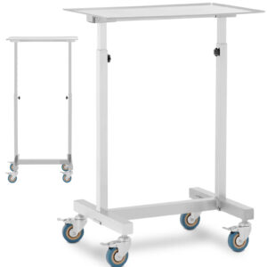 Stolik wózek instrumentalny zabiegowy na narzędzia regulowany STAL 60 x 40 cm 10031000 Steinberg Systems