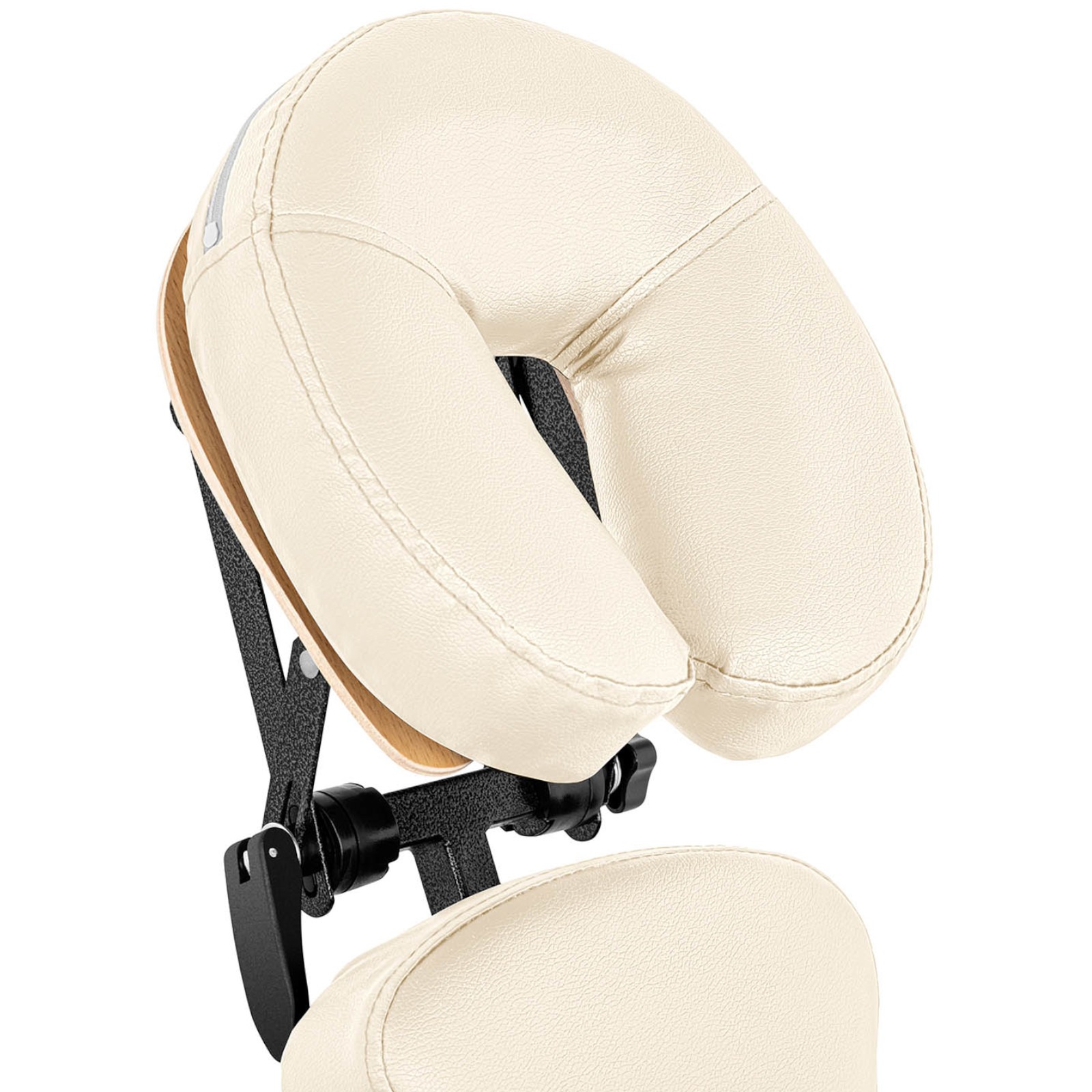 Krzesło do masażu tatuażu przenośne składane Montpellier Beige do 130 kg beżowe 10040440 Physa - obrazek 5