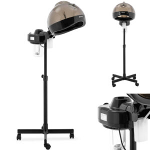 Sauna fryzjerska Physa PHY-750HD-03 czarna na regulowanym statywie z kółkami