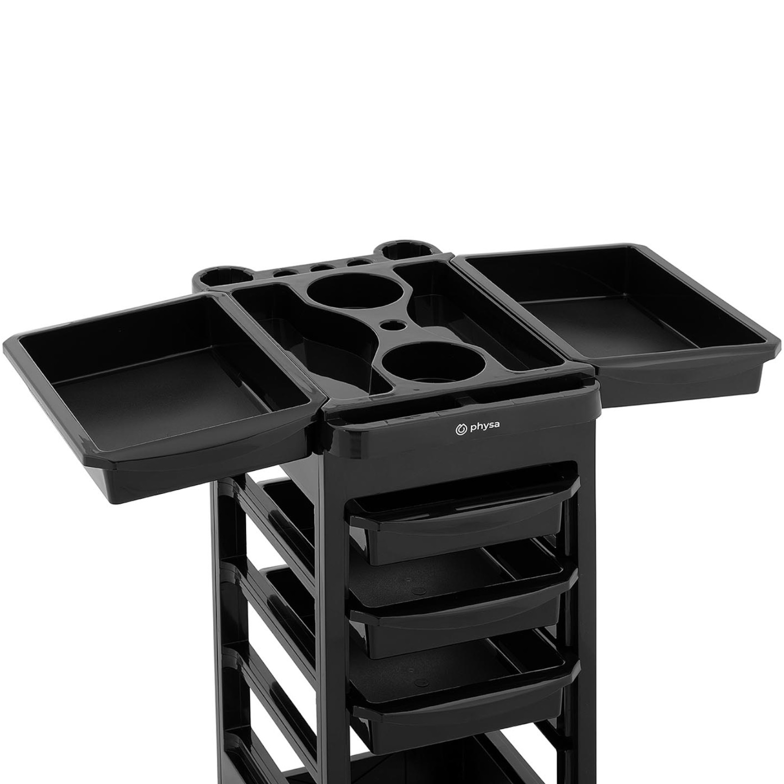 Wózek pomocnik fryzjerski do strzyżenia koloryzacji 5 szuflad półka 495 x 315 mm 10040537 Physa - obrazek 3