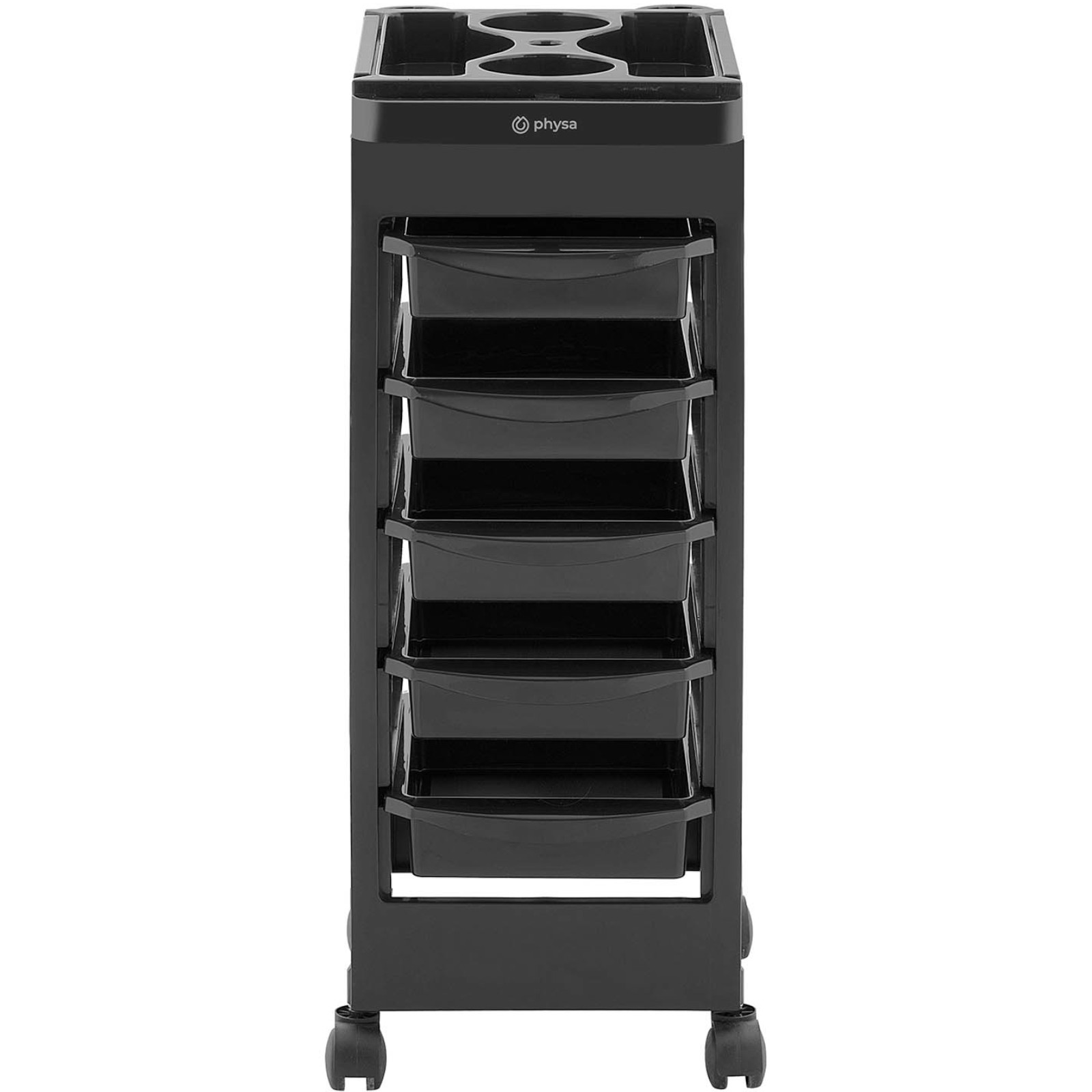 Wózek pomocnik fryzjerski do strzyżenia koloryzacji 5 szuflad półka 495 x 315 mm 10040537 Physa - obrazek 7