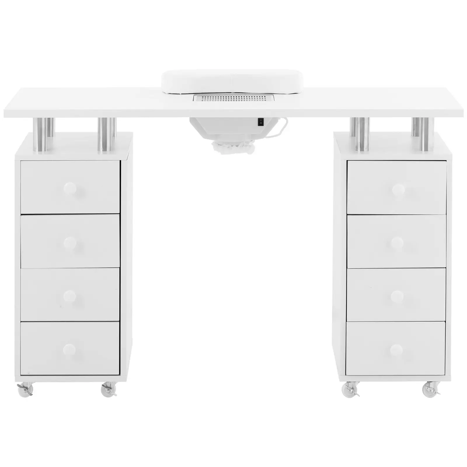 Biurko kosmetyczne do manicure z pochłaniaczem 8 szuflad 119 x 45 x 77 cm 10040578 Physa - obrazek 2