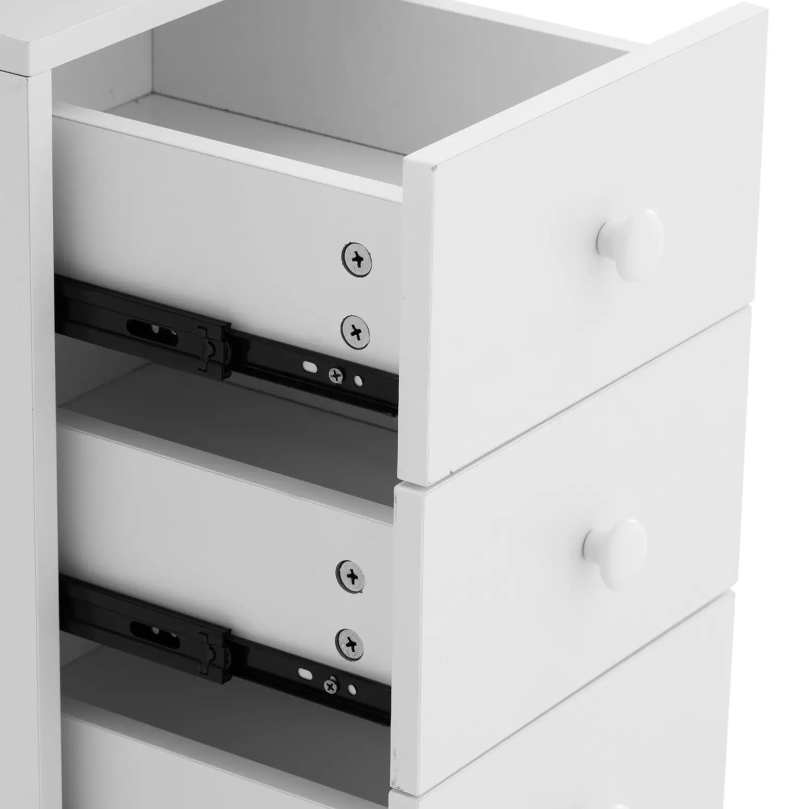 Biurko kosmetyczne do manicure z pochłaniaczem 8 szuflad 119 x 45 x 77 cm 10040578 Physa - obrazek 3