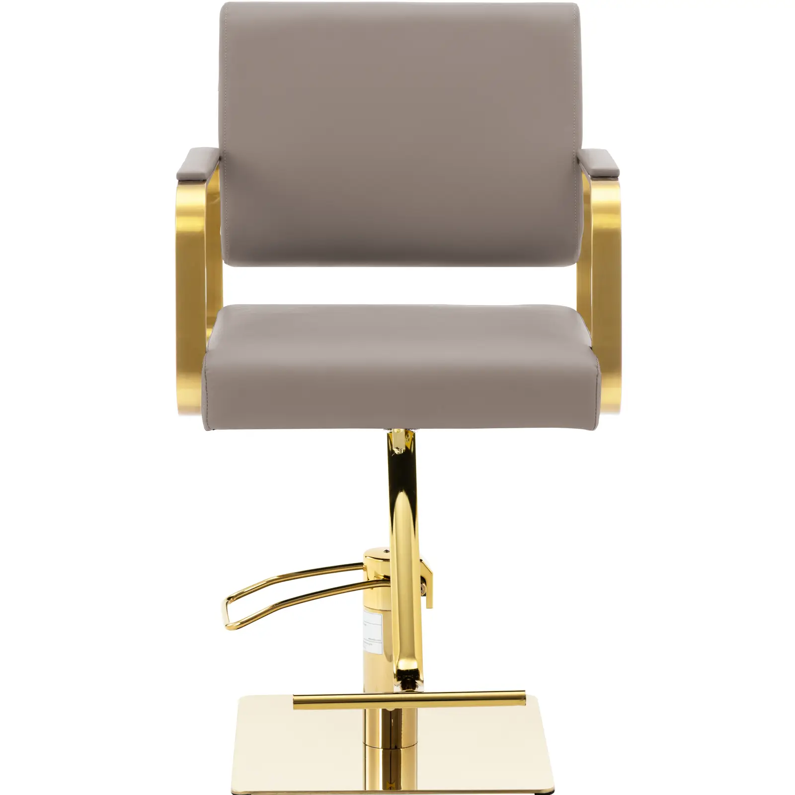 Fotel fryzjerski barberski kosmetyczny z podnóżkiem Physa OTLEY - beżowo - złoty 10040763 Physa - obrazek 7
