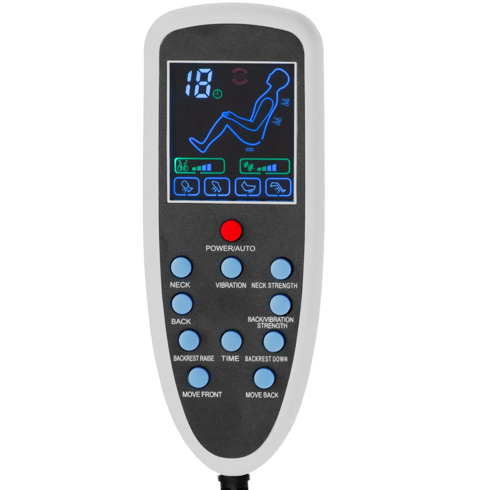 Fotel podologiczny do pedicure z funkcją masażu brodzikiem - czarny 10040879 Physa - obrazek 3