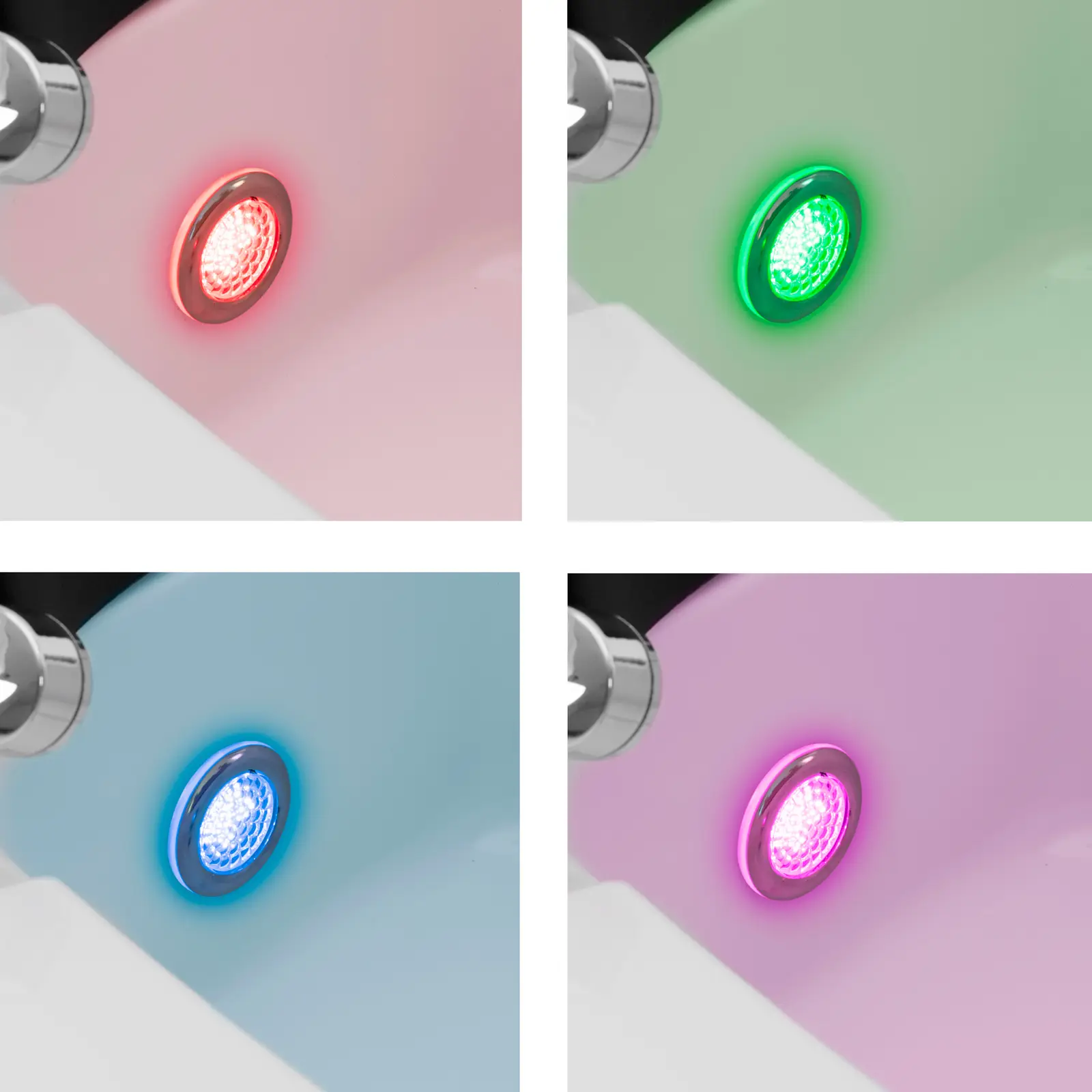 Fotel podologiczny do pedicure z funkcją masażu brodzikiem - czarny 10040879 Physa - obrazek 7