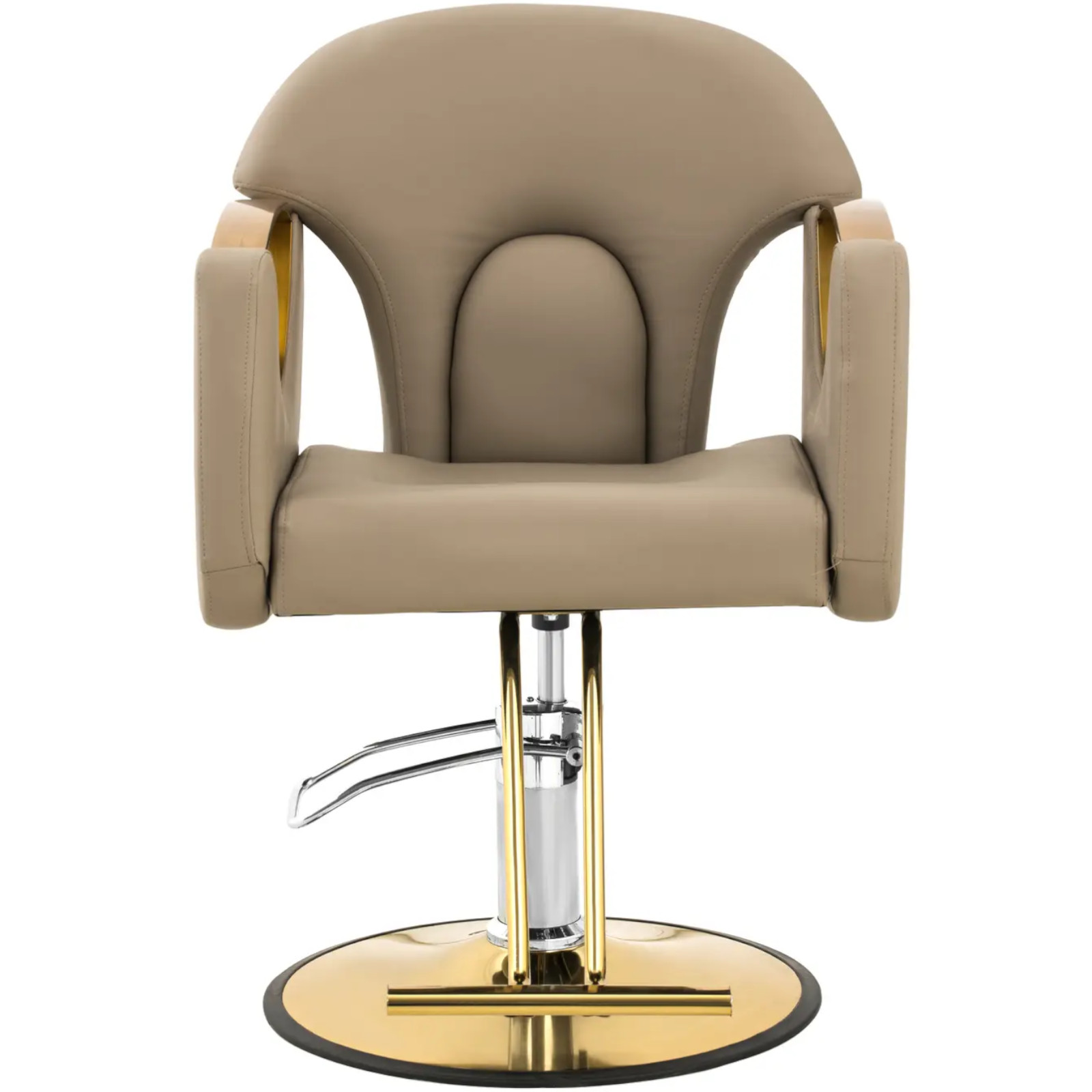Fotel fryzjerski barberski z podnóżkiem BARTON - beżowy 10040892 Physa - obrazek 2