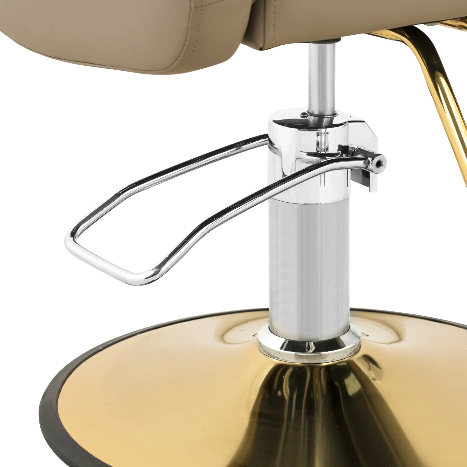 Fotel fryzjerski barberski z podnóżkiem BARTON - beżowy 10040892 Physa - obrazek 3