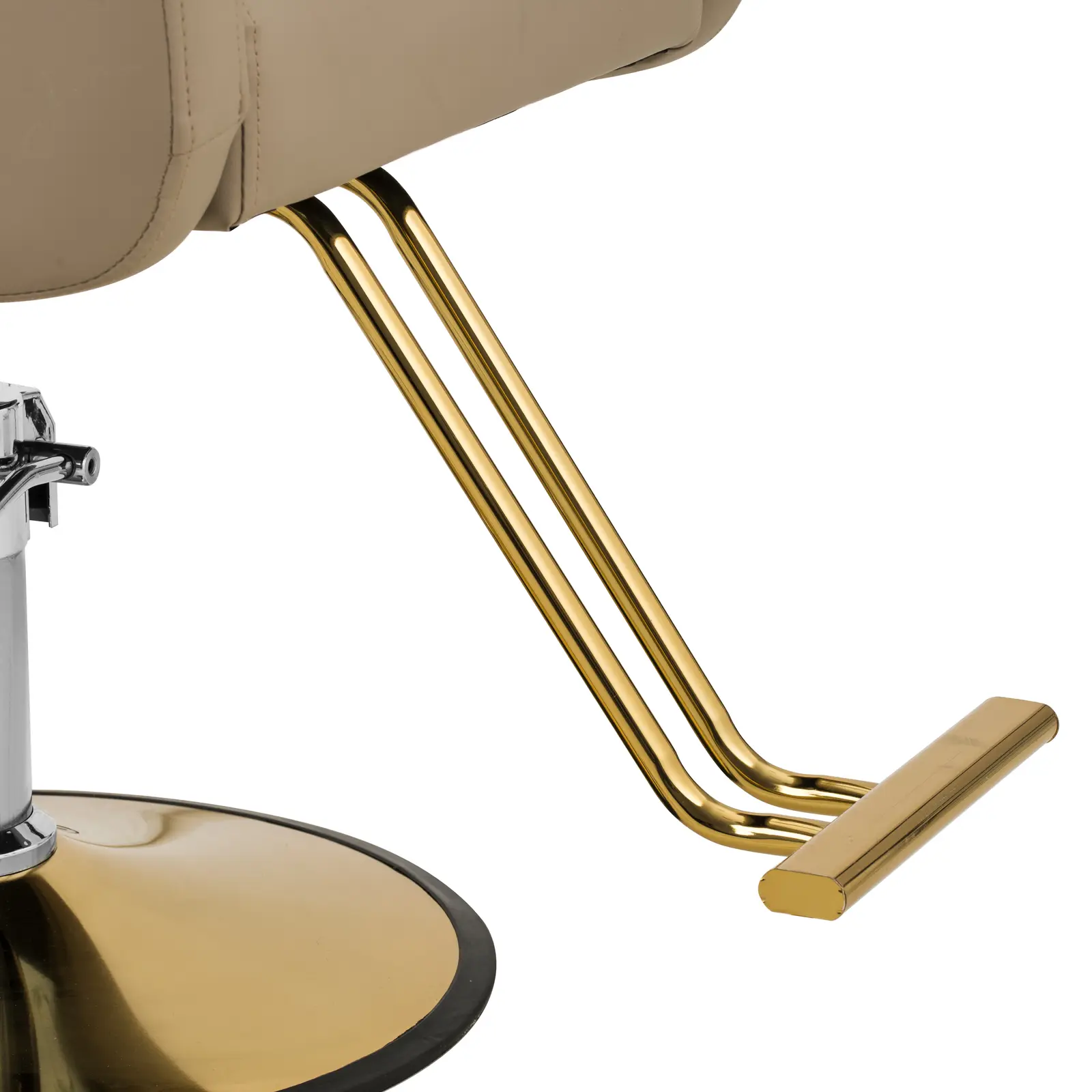 Fotel fryzjerski barberski z podnóżkiem BARTON - beżowy 10040892 Physa - obrazek 5