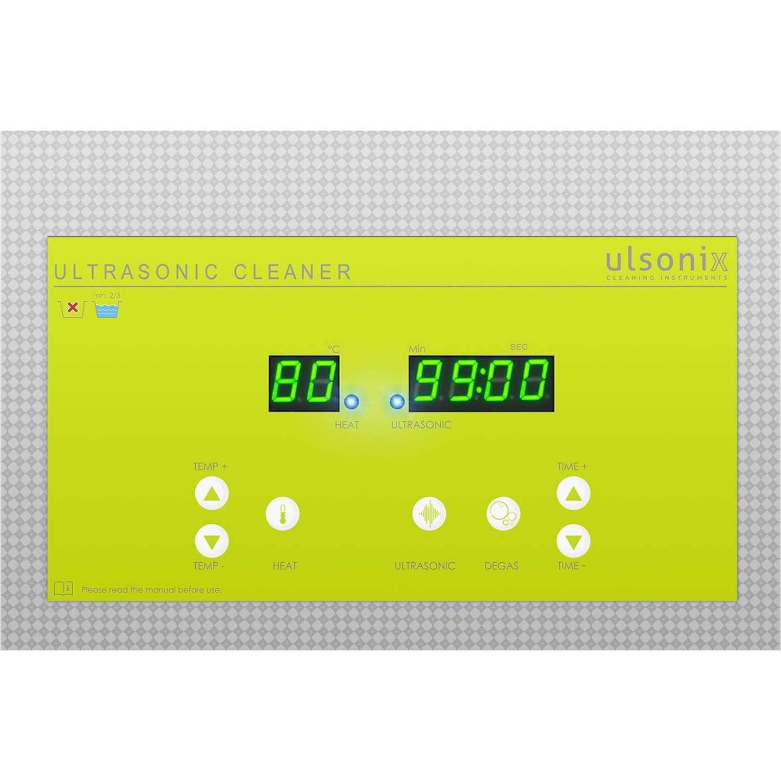 Myjka wanna ultradźwiękowa oczyszczacz LED 30 l 600 W 10050203 Ulsonix - obrazek 4