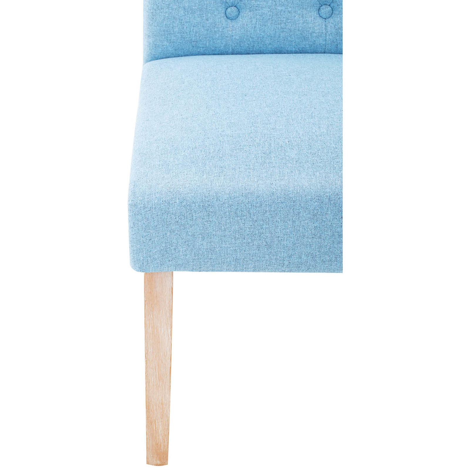 Krzesło tapicerowane do jadalni salonu 2 szt. NIEBIESKIE 10260168 FROMMSTARCK - obrazek 3