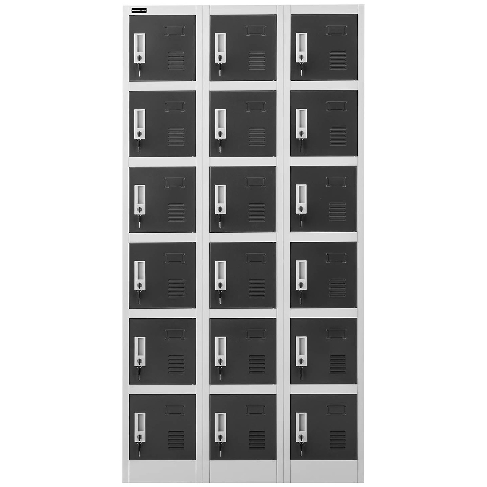 Szafa skrytkowa ze schowkami socjalna metalowa do szatni 18 skrytek na klucz 10260178 FROMMSTARCK - obrazek 6