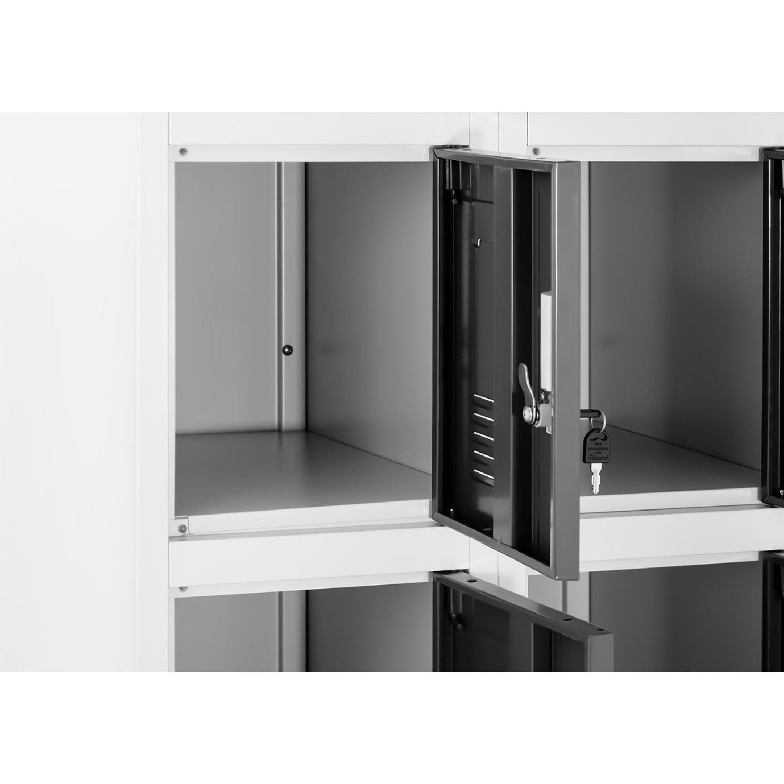 Szafa skrytkowa ze schowkami socjalna metalowa do szatni 15 skrytek na klucz 10260179 FROMMSTARCK - obrazek 3