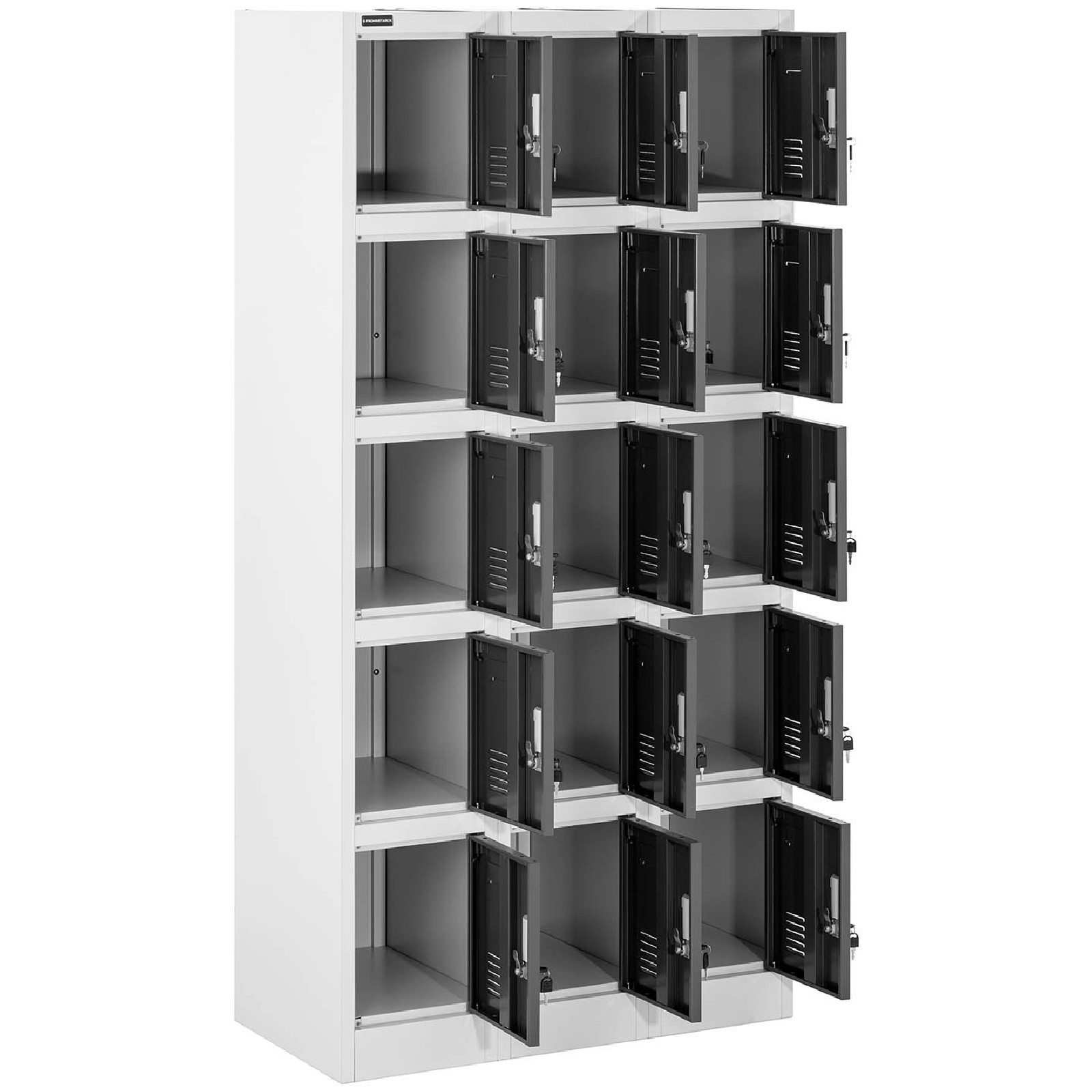 Szafa skrytkowa ze schowkami socjalna metalowa do szatni 15 skrytek na klucz 10260179 FROMMSTARCK - obrazek 5