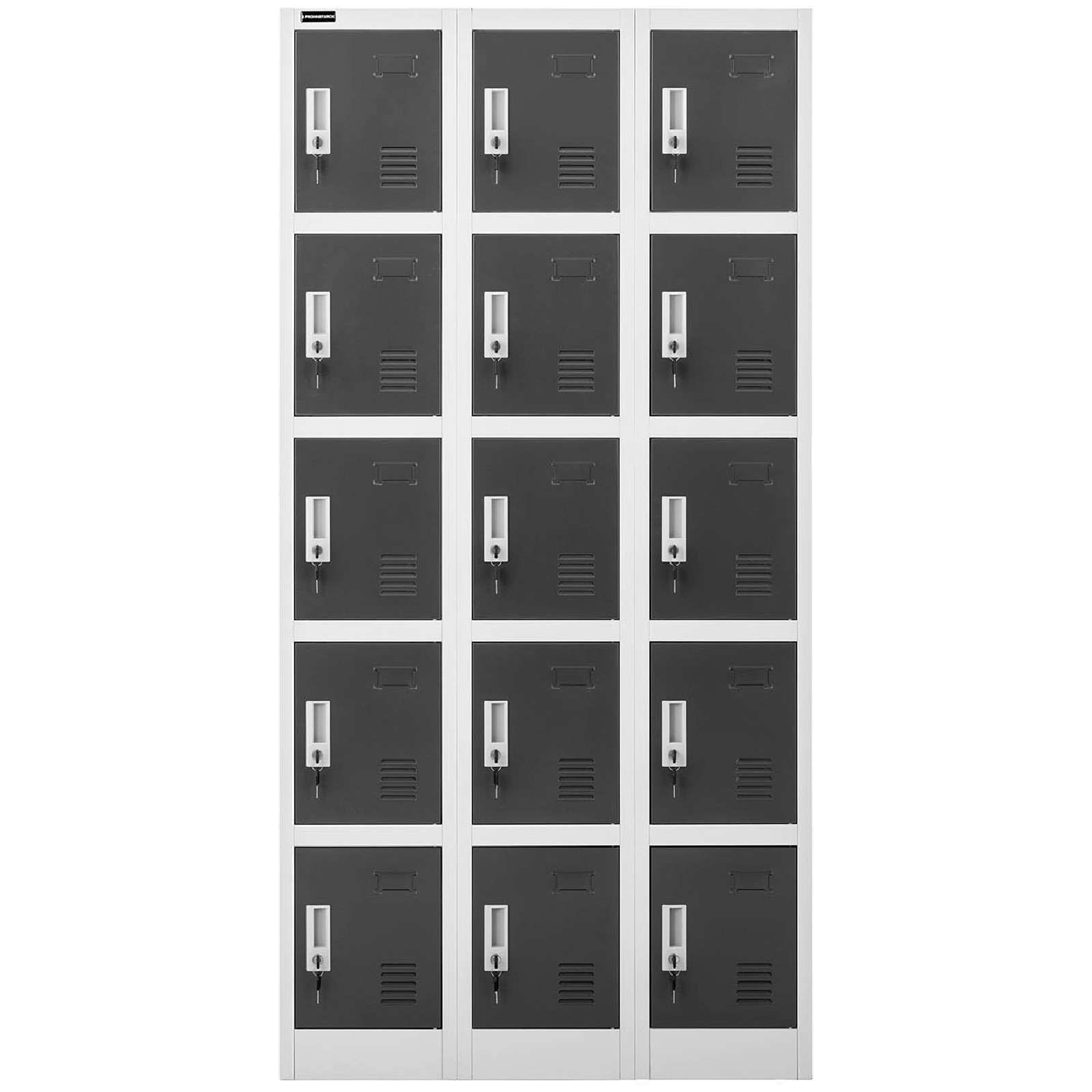 Szafa skrytkowa ze schowkami socjalna metalowa do szatni 15 skrytek na klucz 10260179 FROMMSTARCK - obrazek 6