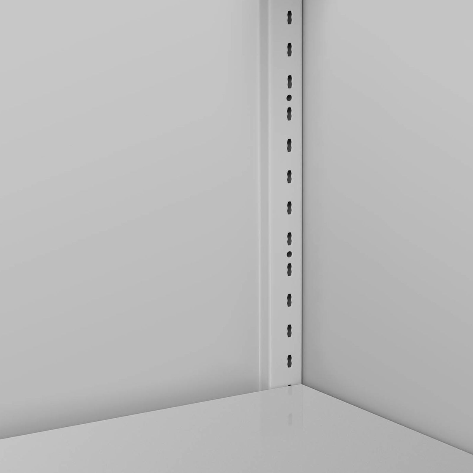 Szafa biurowa metalowa na dokumenty 4 półki z drzwiami uchylnymi wys. 180 cm SZARA 10260233 FROMMSTARCK - obrazek 5