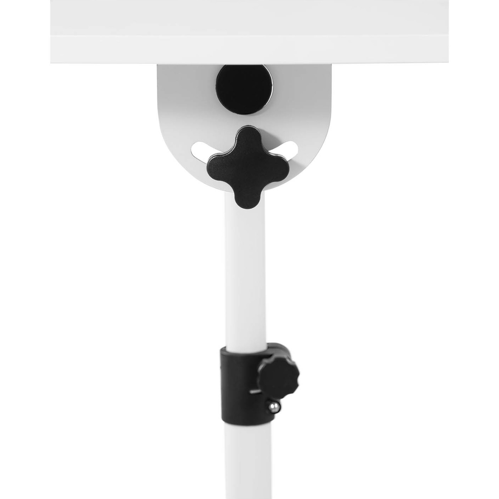 Stolik stojak pod laptopa odchylany regulowany 2 blaty 43 x 91 cm 700 - 1100 mm 10260365 FROMMSTARCK - obrazek 3