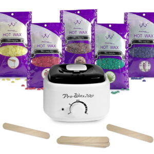 Podgrzewacz wosku w puszce+wosk 5x100g+szpatuła100 CN04683