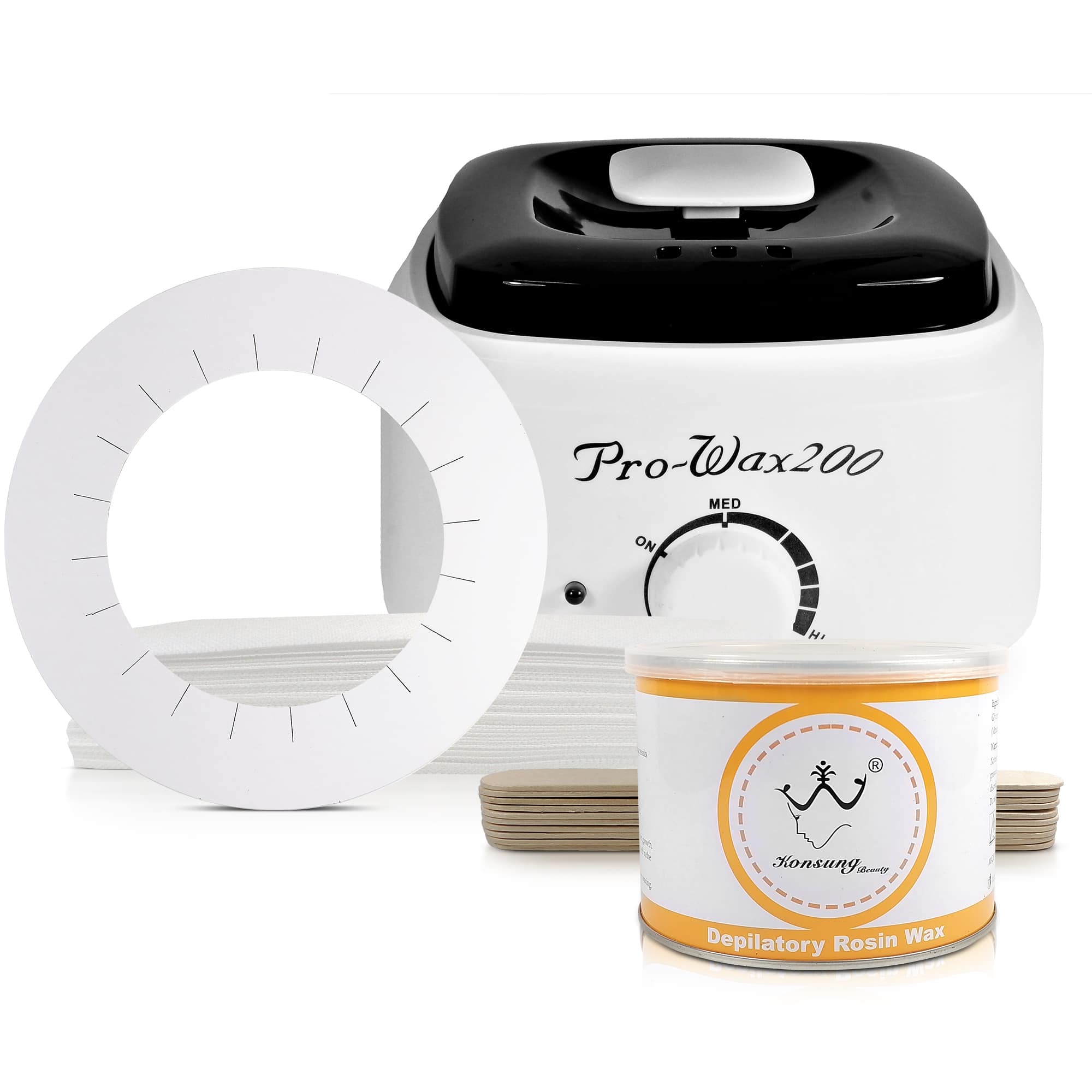 Zestaw podgrzewacz do wosku w puszce + wosk+ paski CN02939