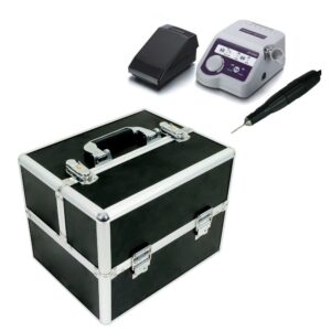 Zestaw frezarka Grey + kuferek czarny mały CN04531