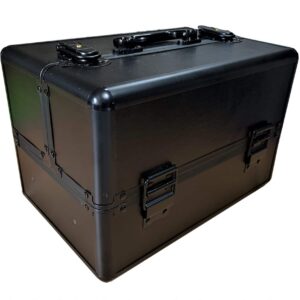 Kuferek kosmetyczny super black gładki CN04350