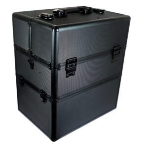 Kuferek kosmetyczny duży super black CN03746