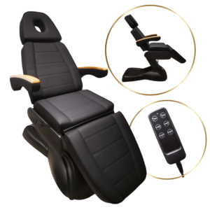 Fotel kosmetyczny elektryczny LUX 3 czarny CN05267