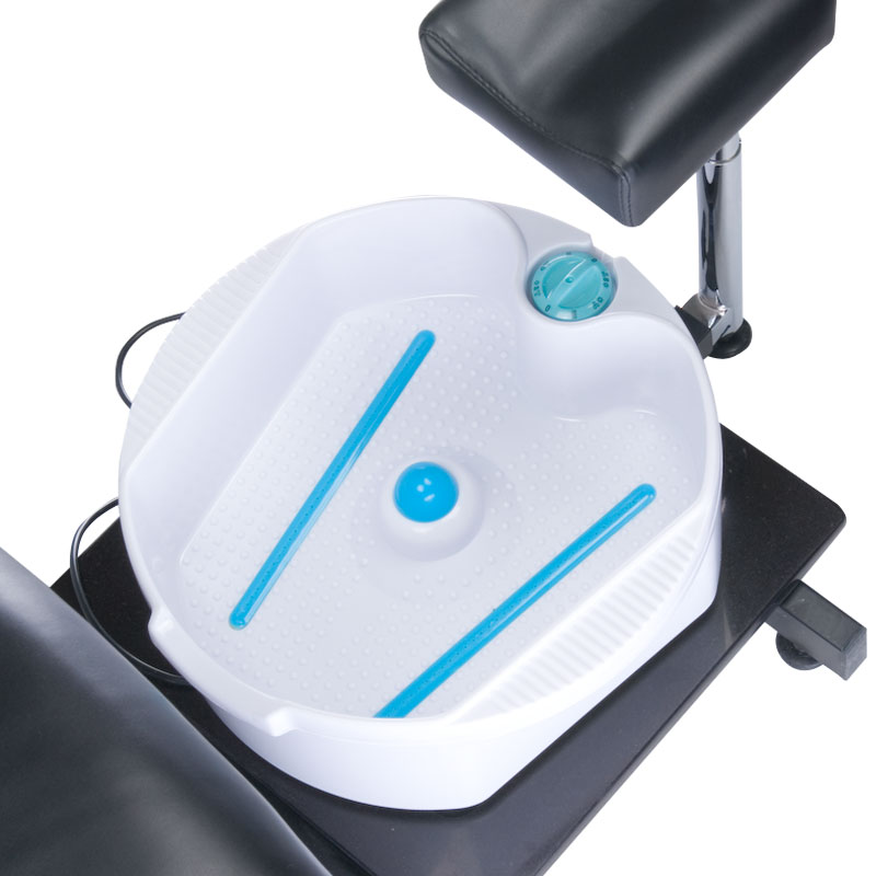 Fotel do pedicure z masażerem stóp BW-100 czarny BW-100/BLACK - obrazek 4
