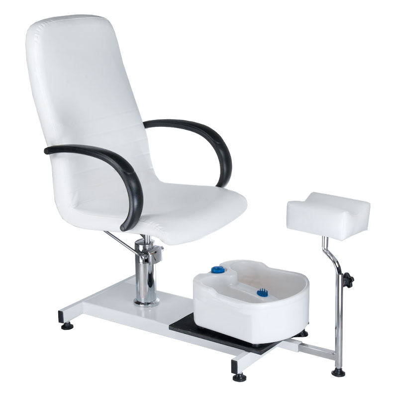 Fotel do pedicure z masażerem stóp BW-100 biały BW-100/WHITE