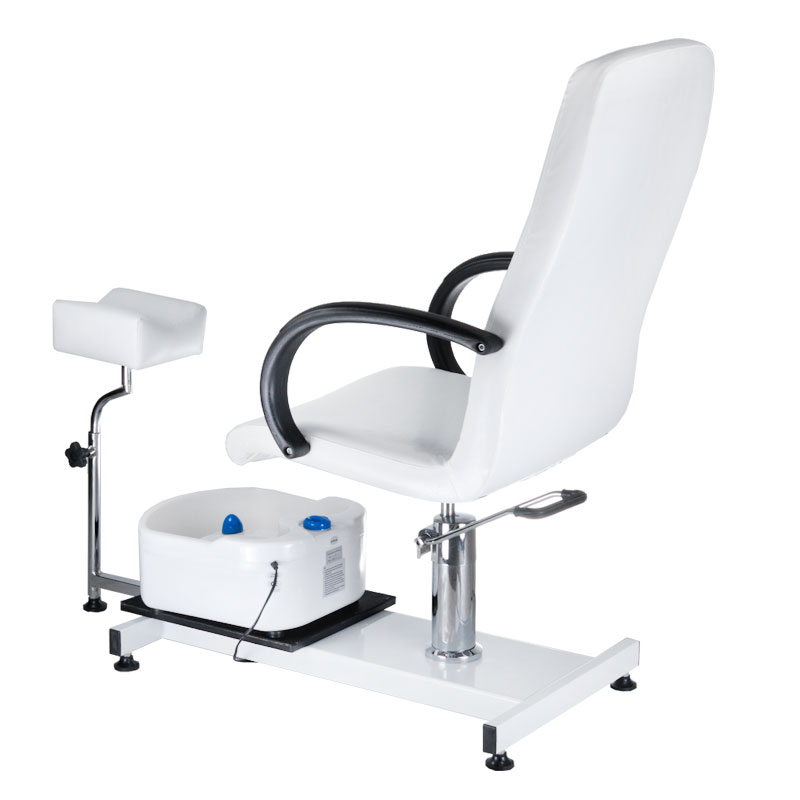 Fotel do pedicure z masażerem stóp BW-100 biały BW-100/WHITE - obrazek 2