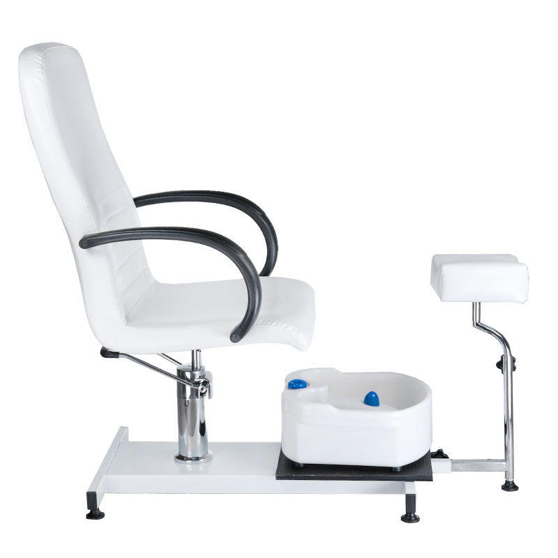 Fotel do pedicure z masażerem stóp BW-100 biały BW-100/WHITE - obrazek 7