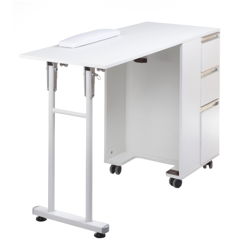 Stolik do manicure składany BD-3802 BIAŁY BD-3802/WHITE - obrazek 4