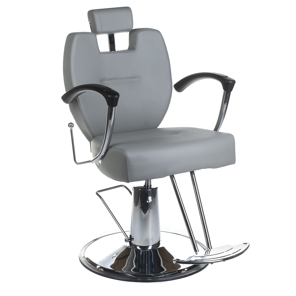 Fotel barberski HEKTOR BH-3208 Jasno Szary BH-3208/188