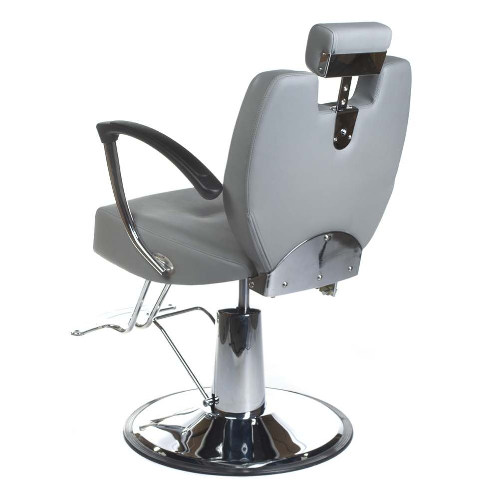 Fotel barberski HEKTOR BH-3208 Jasno Szary BH-3208/188 - obrazek 3