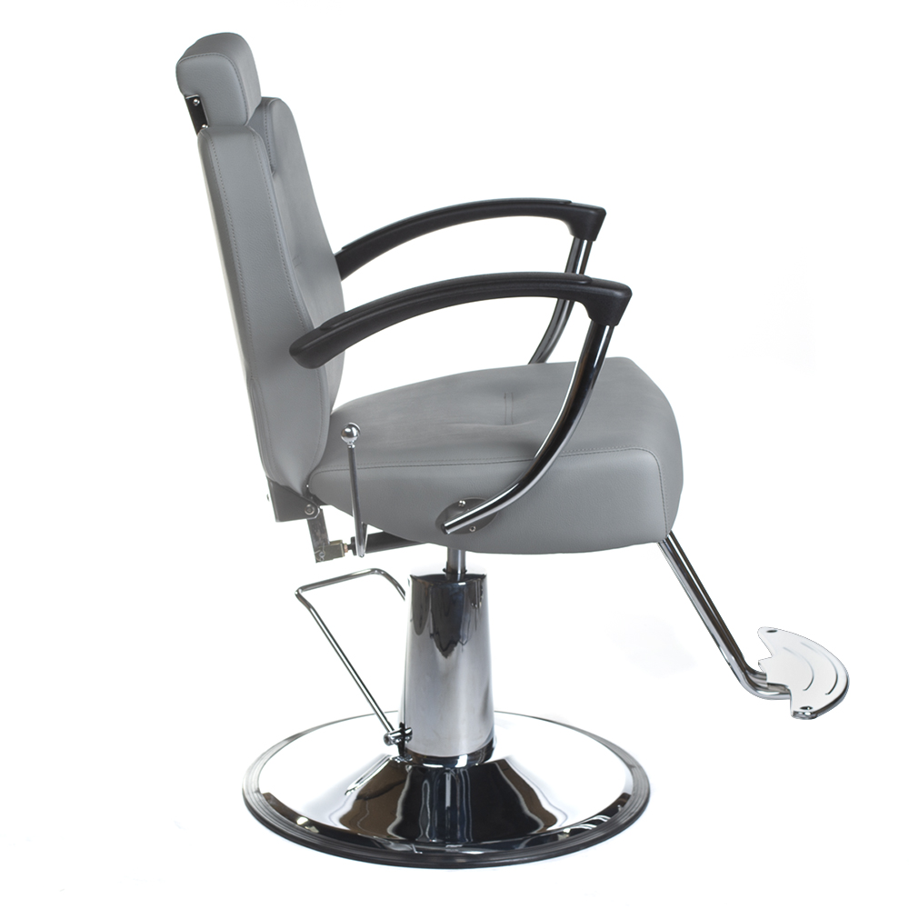 Fotel barberski HEKTOR BH-3208 Jasno Szary BH-3208/188 - obrazek 7