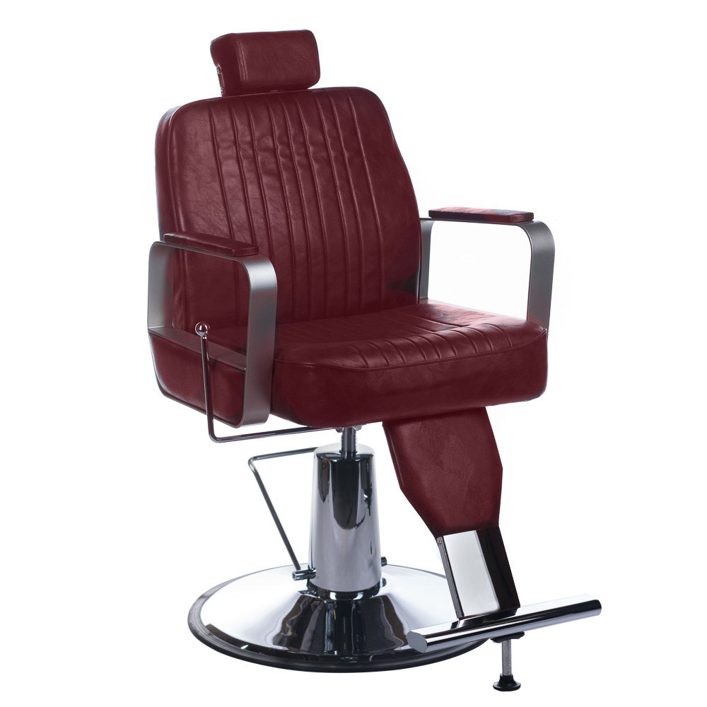 Fotel barberski HOMER BH-31237 Wiśniowy BH-31237/180
