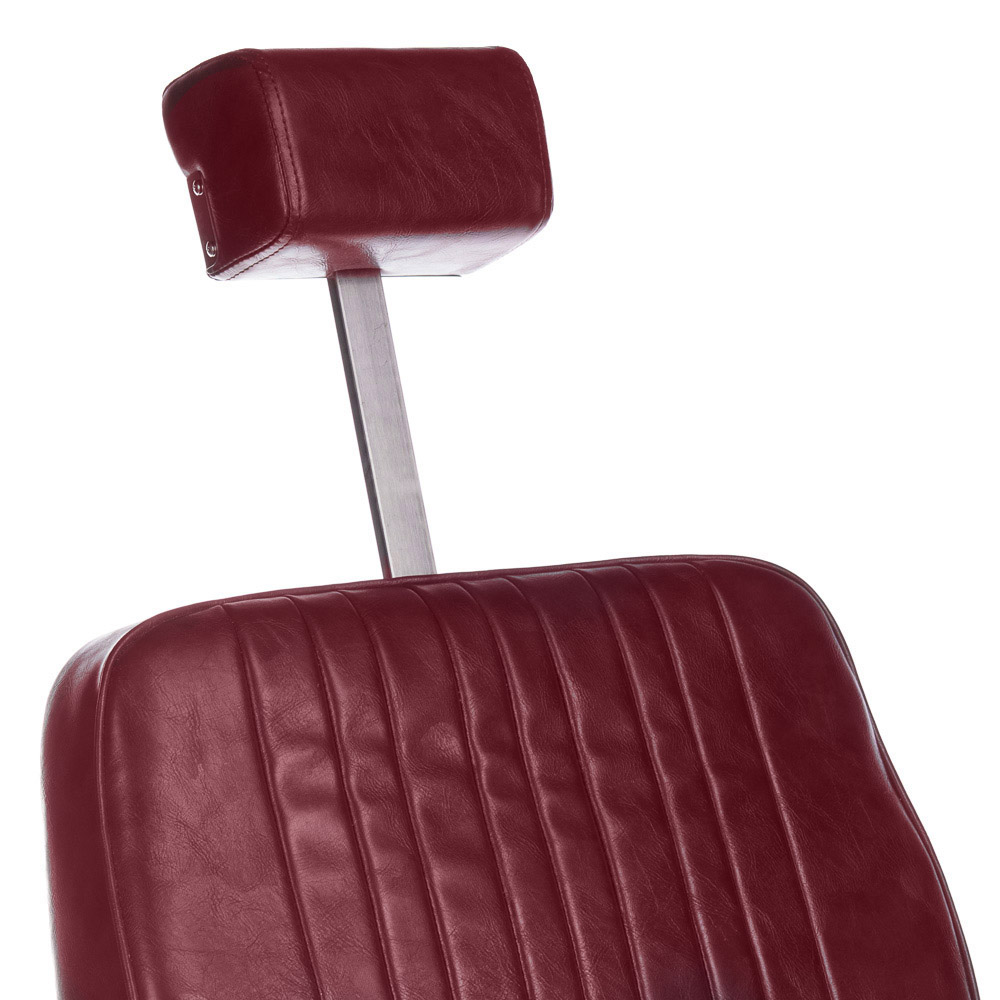 Fotel barberski HOMER BH-31237 Wiśniowy BH-31237/180 - obrazek 5