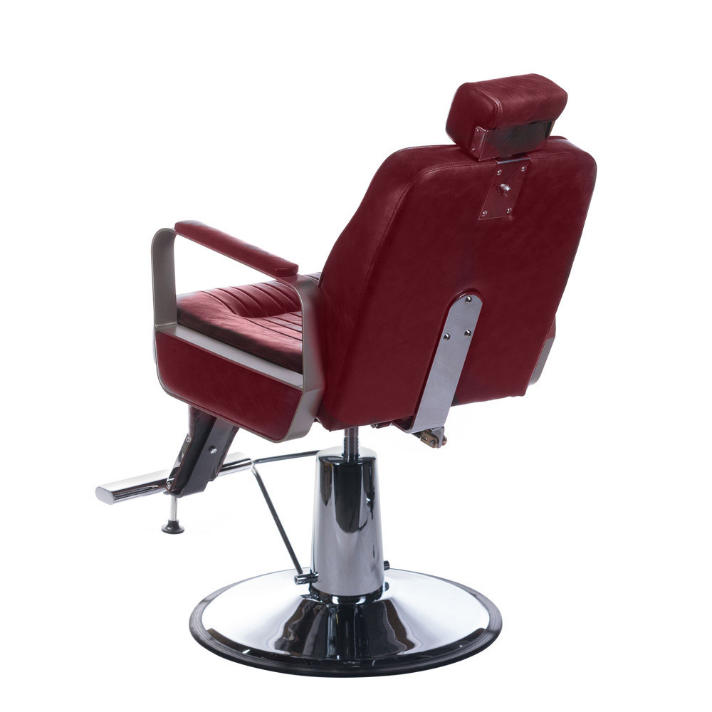 Fotel barberski HOMER BH-31237 Wiśniowy BH-31237/180 - obrazek 8