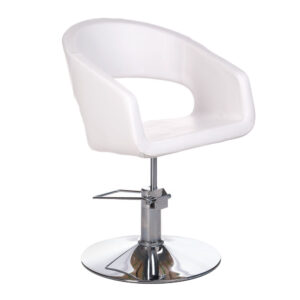 Fotel fryzjerski Paolo BH-8821 biały BH-8821/134