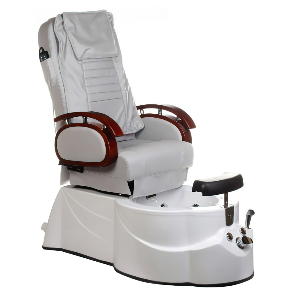 Fotel do pedicure z masażem BR-3820D Jasny szary BR-3820D/208-103
