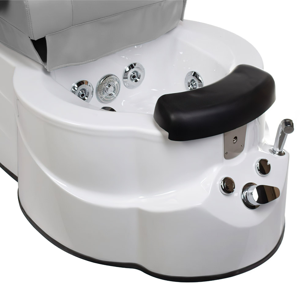 Fotel do pedicure z masażem BR-3820D Jasny szary BR-3820D/208-103 - obrazek 7